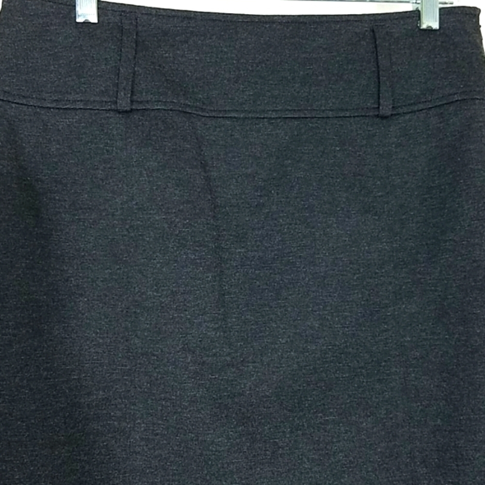 Skirt Midi Sharon Young Pencil charcoal gray lined New NWT VINTAGE - Picture 4 of 8